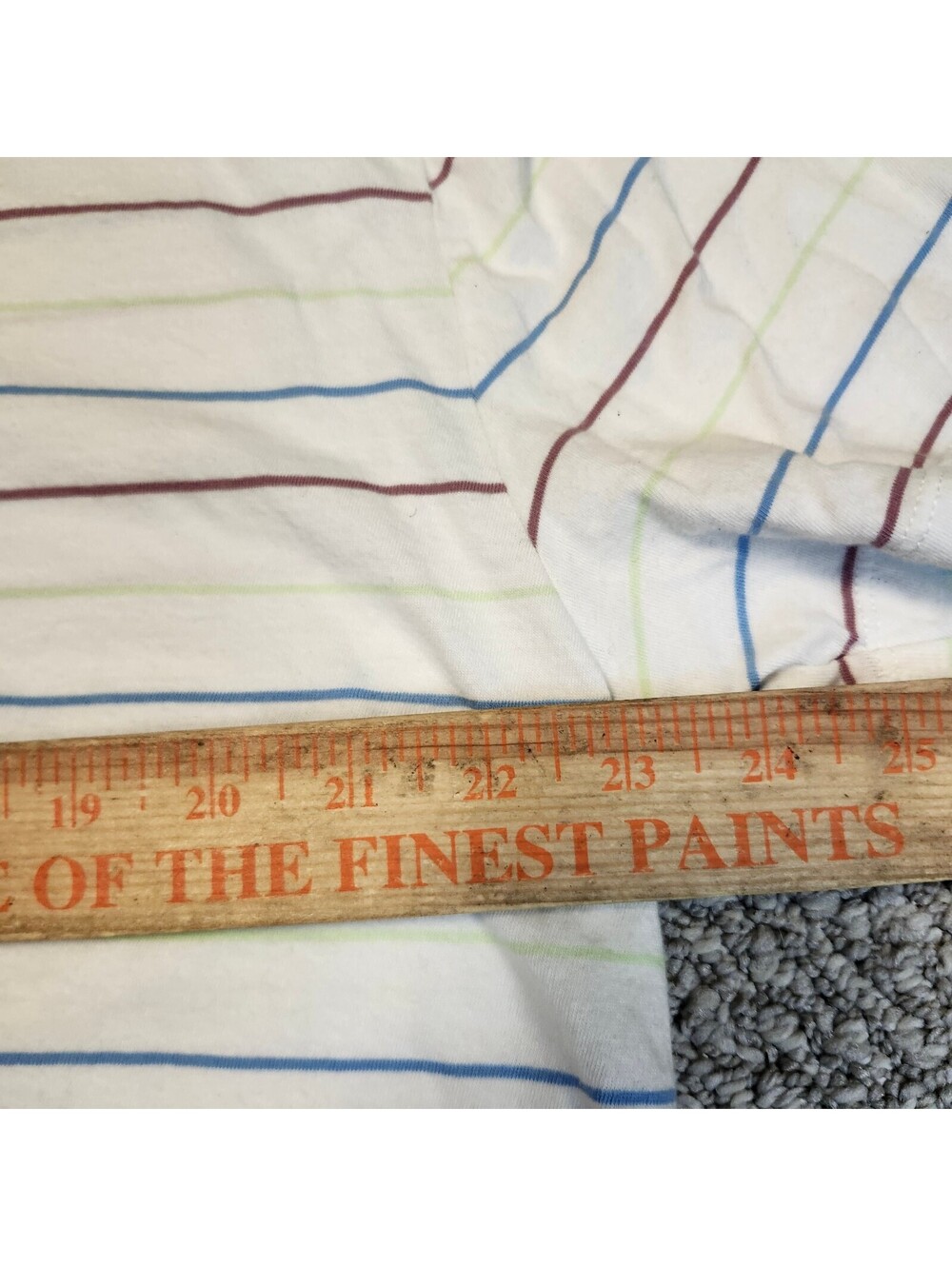 Quiksilver Striped Short Sleeve T-Shirt Multicolor Size XS/S - Picture 5 of 6